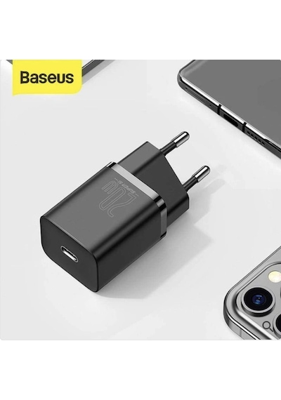 Baseus CCSUP-B01 Super Si Qc 20w Type-c Şarj Cihazı Siyah