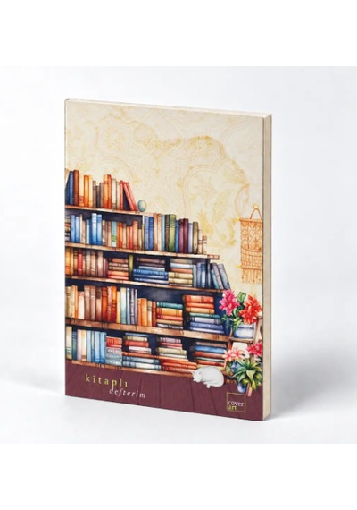 Kitaplı Defter Düşler Serisi Bej - Siyah