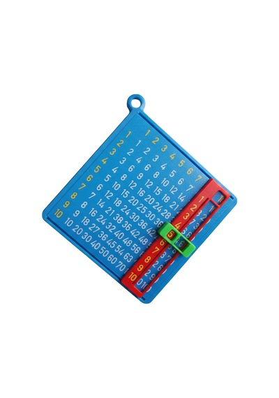 Mini Matematik Panosu Anahtarlık Mavi