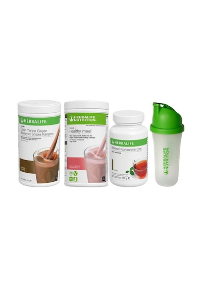 Aylık Ekonomik Set 1 Çikolatalı X1 Ahududu Shake X100 Gr Çay X Shaker