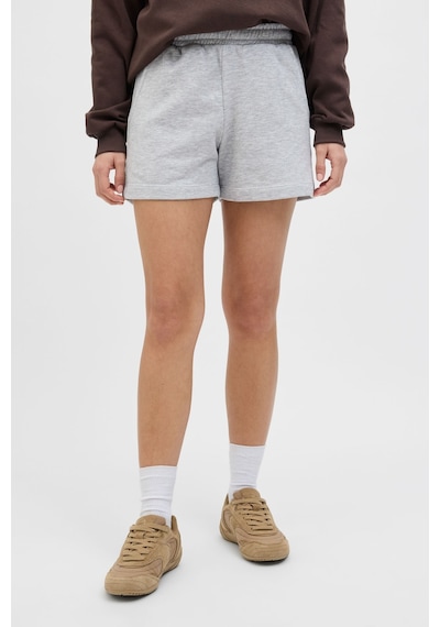 Jjxx Jxalfa Reg Hw Shorts Swt Grı Melanj Kadın Şort Gri