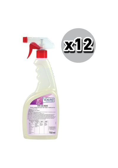 Viking Vp Vh-d 200 Durulanmayan Alet ve Yüzey Temizleyici 12 x 750 ML