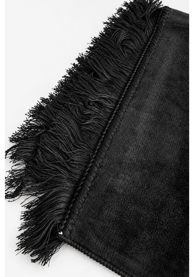Düz Velur Kadife Seccade 70x110 Cm Siyah