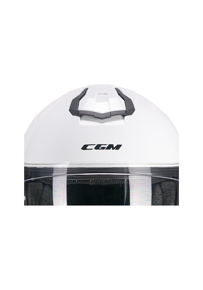Cgm 330A Rıot Sport Motosiklet Kapalı Kask Spoyler Beyaz