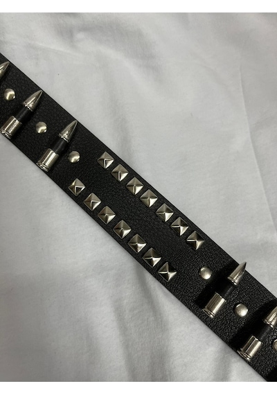 Dükkan Design Gotik Kemer Siyah