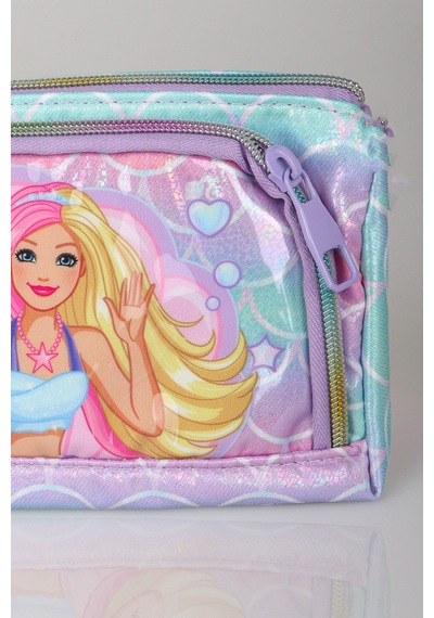X Dekomus Lisanslı Barbie Deniz Kızı Collection Kalem Çantası,parlak Geçmeli Kalem,roket Silgi,kalpli Kalemtraş Ve Kurşun Kalem Seti Diğer