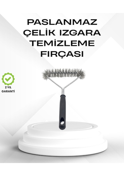 Tel Izgara Temizleme Fırçası Bbq Sonrası Kolay Temizlik Renkli