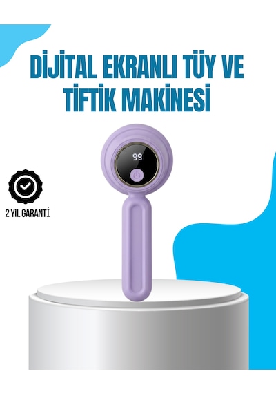 Şarjlı Tiftik Temizleme Makinesi Kablosuz Pratik Kullanım - Lisinya Sarı