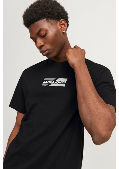 Jack & Jones  Jjcorp Erkek Siyah Tişört