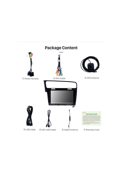 Vw Golf 7 2013+ Multimedya Navigasyon Usb Kamera Carplayer