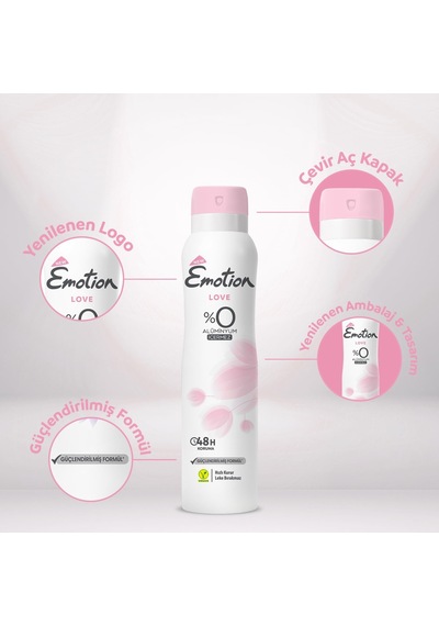 Love Kadın Alüminyumsuz Vegan Deodorant 6x150 Ml