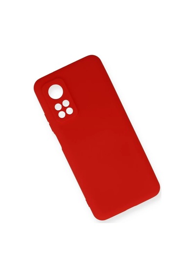 Newface Xiaomi Mi 10t Kılıf Nano İçi Kadife Silikon - Kırmızı