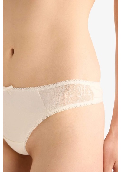 DeFacto Dantel Detaylı 3'lü Tanga-Fall in Love E7669AX25SPPN681