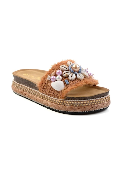 Bambi Camel Kadın Terlik K04185017028 Camel