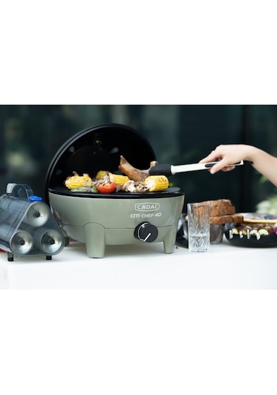 Cadac 28cm Silikon Uç Mangal Maşası Siyah