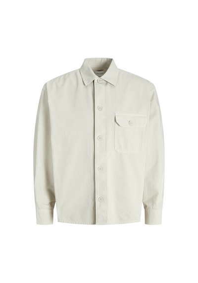 Jack & Jones Jack Jones Erkek Tek Cepli Uzun Kollu Gömlek 12279575 Bej