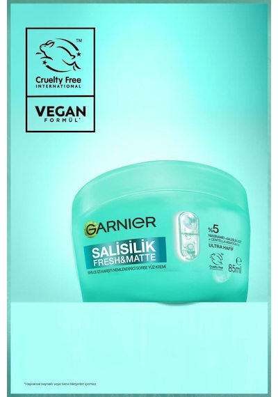 Salisilik Fresh & Matte Sivilce İzi Karşıtı Nemlendirici Sorbe Yüz Kremi 85 Ml, Vegan & Cruelty Free 3600542663342-11187