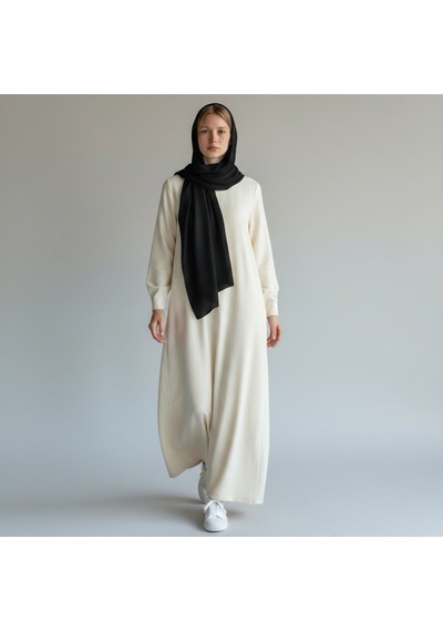 Deserto Fashion Premium Keten İpek Şal %37 İpek %63 Keten 70x180 Koyu Lacivert Çok Renkli