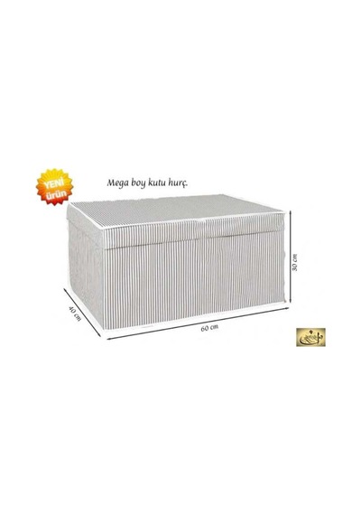1 Adet Kutu Hurç Dolap Düzenleyici Çok Amaçlı Organizer 60 40 30 Tela 40 X 40 Gri Tr Diğer