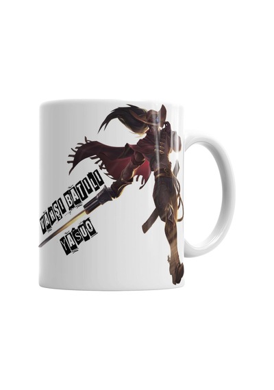 Vahşi Batılı Yasuo League Of Legends Kupa Bardak Porselen Karışık
