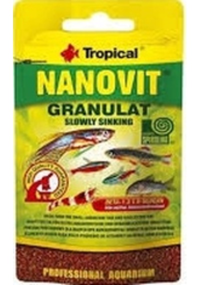 Tropical Zarf Nanovıt Granulat 10g