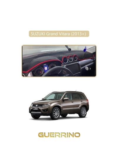 Suzukı Grand Vitara 2013+ Torpido Koruma Halısı Bej Kenar
