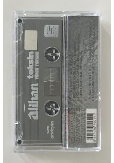 Alihan Yürek Yangını Teksin Kaset Orjnal Dönem Baskı Kaset