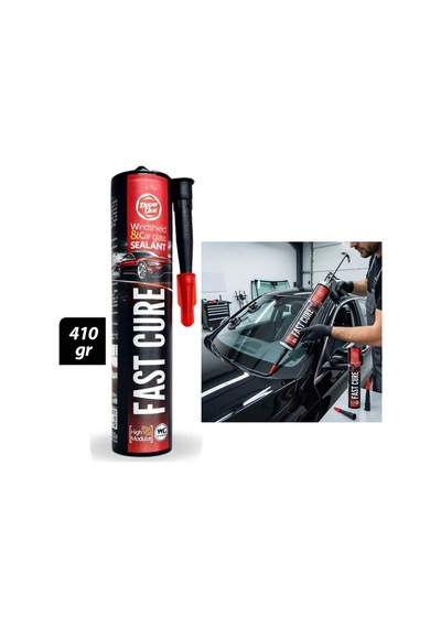 Zipper Fast Cure Araba Camı Ve Çok Amaçlı Yapıştırıcı 410 Gr - Siyah- 24'li Paket