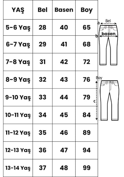 Esila Kids Kız Çocuk Pantolon Gabardin Geniş Paça Pantolon 4-11 Yaş Bej