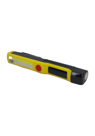 Haki Working Light 5W Mıknatıslı Pilli Fener Çift Cob Led Sarı