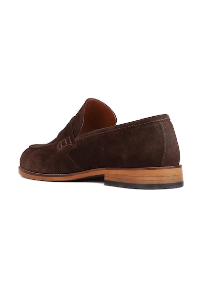 Shoetyle - Kahverengi Süet Deri Erkek Klasik Ayakkabı 250-2370-815-kahverengi