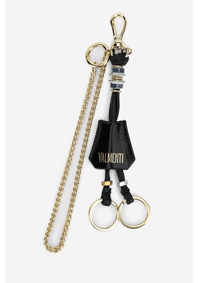 Valmenti Kadın Deri/metal Siyah Charm Çanta 1169 06667 Bn Aks Sk26-27 Nero/nero