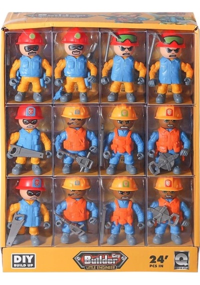 8910-d61 Şehrin İnşaat Gücü Adamlar -birliktoys Diğer