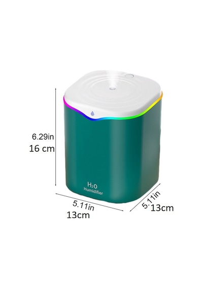 2 Litre Oda Hava Nemlendirici Water Drop Humudifier Rgb Led Işıklı Buhar Makinesi