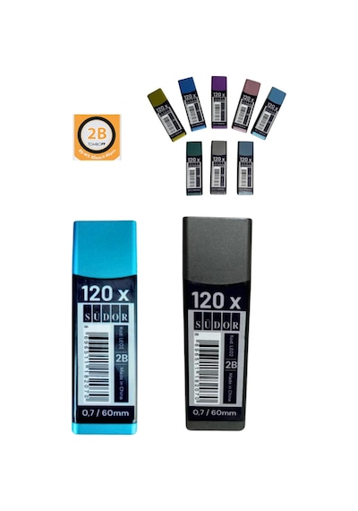 120 Li Uç 0,7 Mm 2 Paket 60 Mm Südor