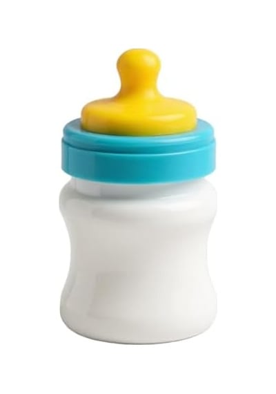Mavi Bebek Biberonu Figürlü Erkek Bebek Çantası Ve Bebek Arabası Aksesuarı Anahtarlık Milkypop