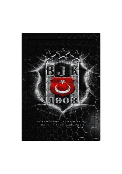 Ghostbastır Design Beşiktaş 99 Parça Ayaklı Puzzle Dekoratif Çocuk Yapbozu 090
