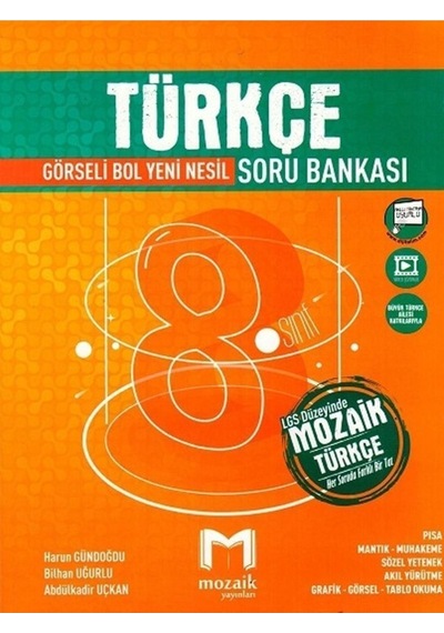 Mozaik 8.sınıf Türkçe Soru Bankası