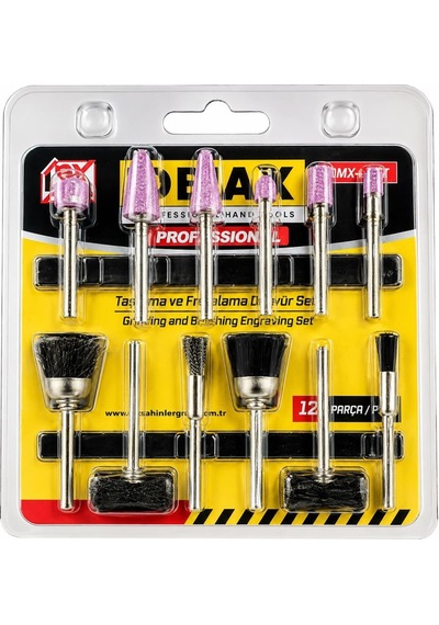 Dmax Dmx-4137 Taşlama Ve Fırçalama Gravür Seti 12 Parça
