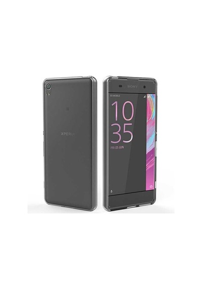 Sony Xperia X Kılıf Zore Şeffaf Ince Ve Esnek Süper Silikon Kılıf Renksiz