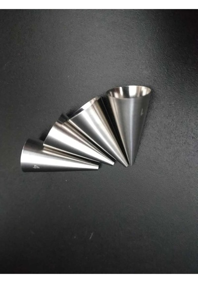 Giderioss 1-2 - 3-4 Numara Krema Sıkma Yazı Duy Uçları Paslanmaz Yazı Yazma Krema Sıkma Duy Uç Seti 3 Cm, Gümü Diğer