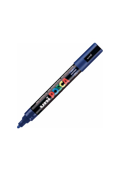 Kayakirtasiye Uni-Ball Pc-5M-Posca Su Bazlı Marker Mavi 1.8