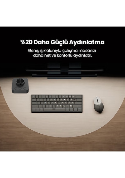 Ergoflex Ef-354 Kumandalı Ayarlanabilir Dokunmatik Bilgisayar Monitör Işık Çubuğu