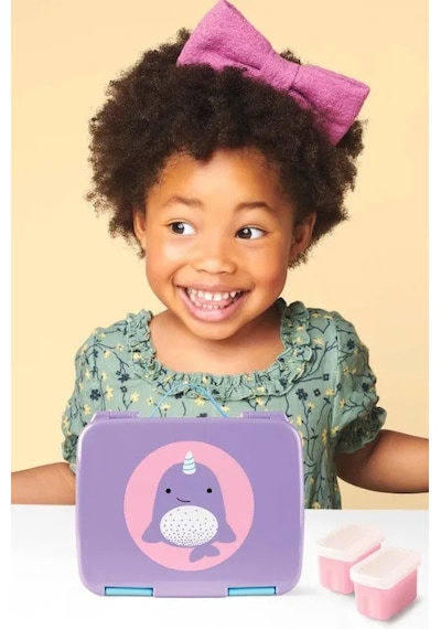 Skip Hop Spark Style Bento Beslenme Kutusu Narwhal Şeffaf