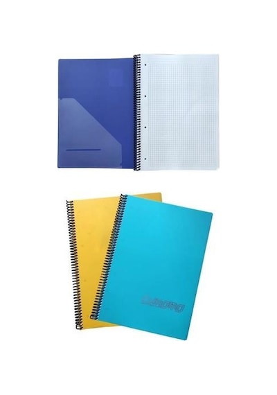 Gıpta Chromo 100 Yp. A4 Spiralli Pp. Kapak Defter Kareli 2'li