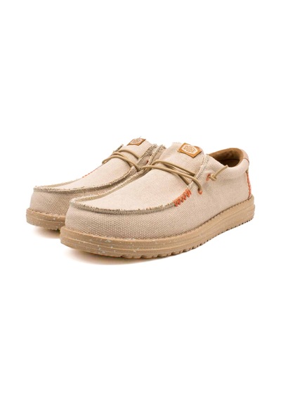 Sneaker Günlük Erkek Hd.40952 Hey Dude Wally Coastline Jute 40 Silver Null Gümüş