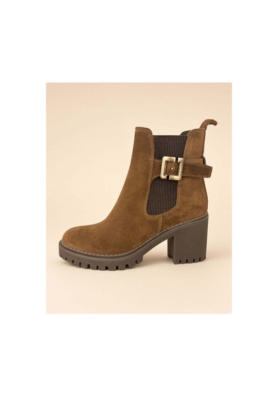 37brandshoes Süet Chelsea Bot Bej Bej
