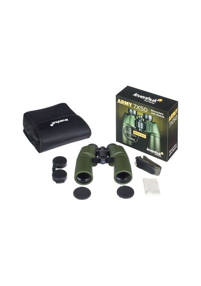 Levenhuk Army 7x50 Artıkıllı Binoküler Dürbün Siyah