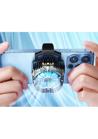 Cep Telefon Sessiz Soğutma Fanı Radyatör Soğutucu iOs Uyumlu  Android Pubg Gaming Soğutucu