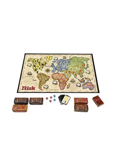Risk Kutu Oyunu 2-5 Oyuncu İçin Oyunu Gençler, Yetişkinler Ve Aileler İçin Masa Oyunu Fetih Ve Dünya Hakimiyeti Temalı Oyun 10 Yaş Ve Üzeri Türkçe Versiyon